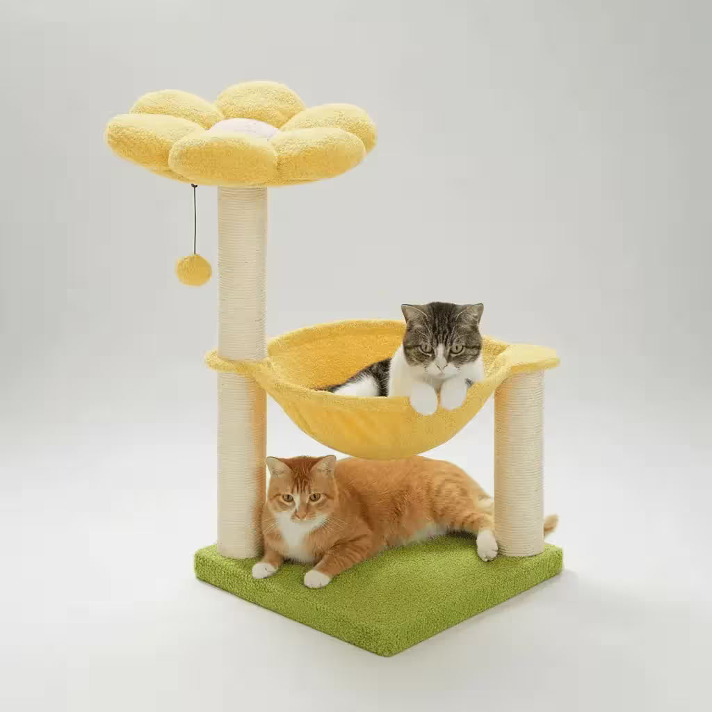Flower Cat Tree Tower