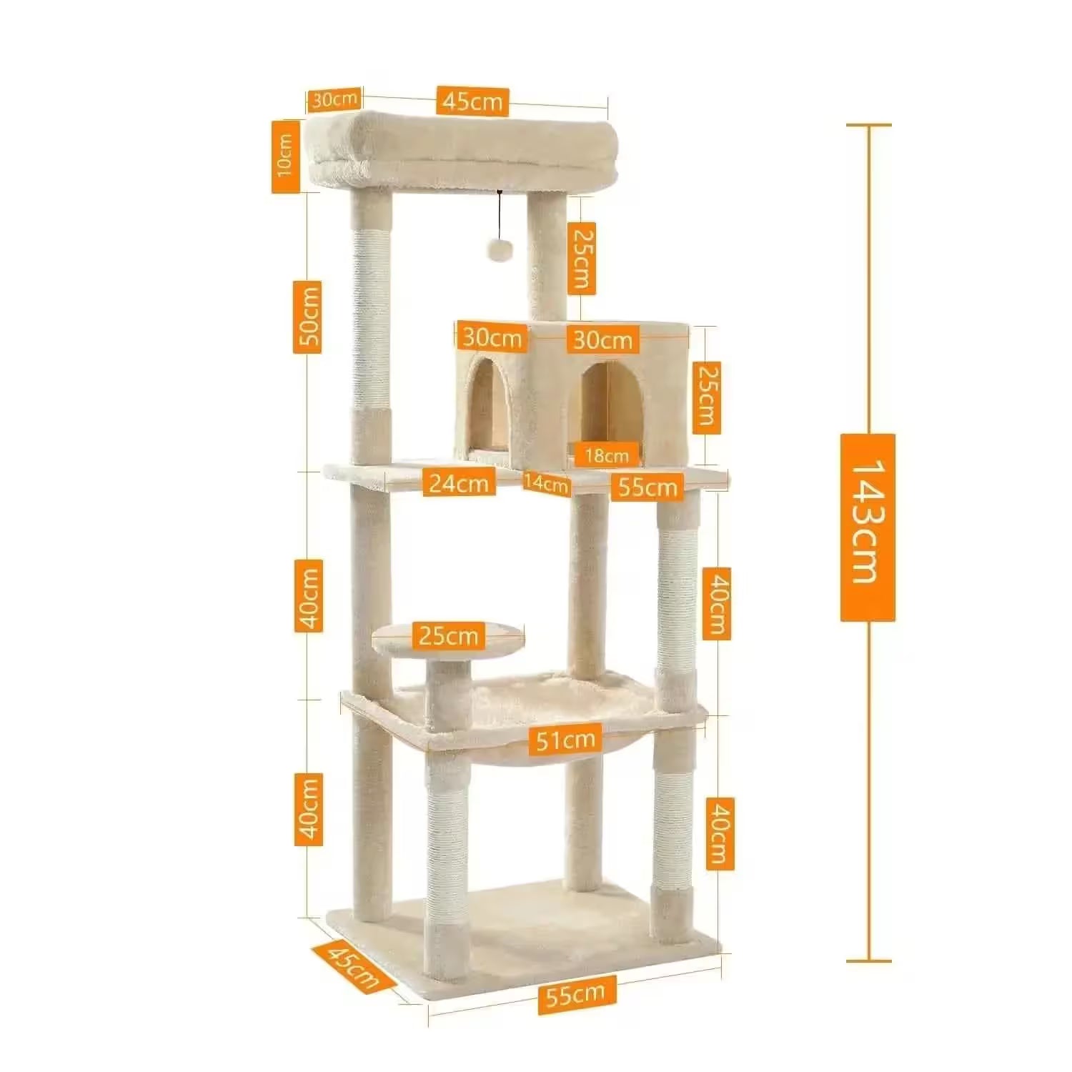 5-Level Cat Tower