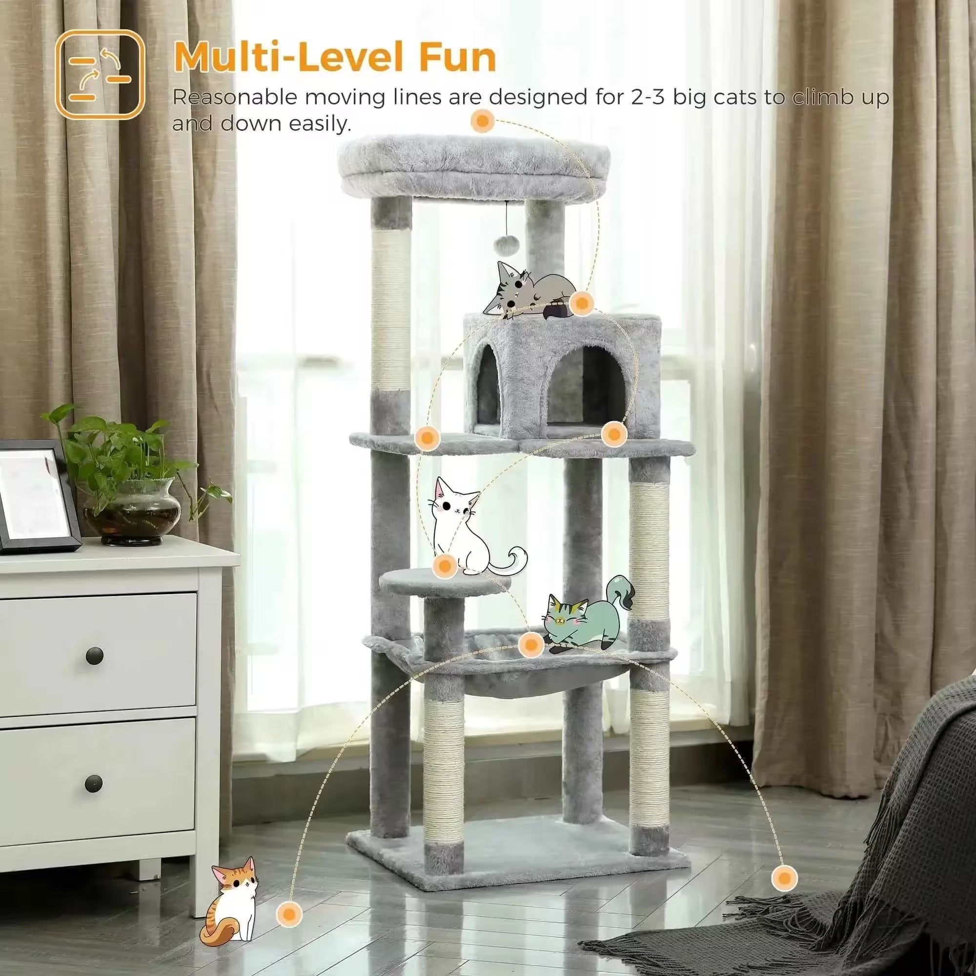5-Level Cat Tower