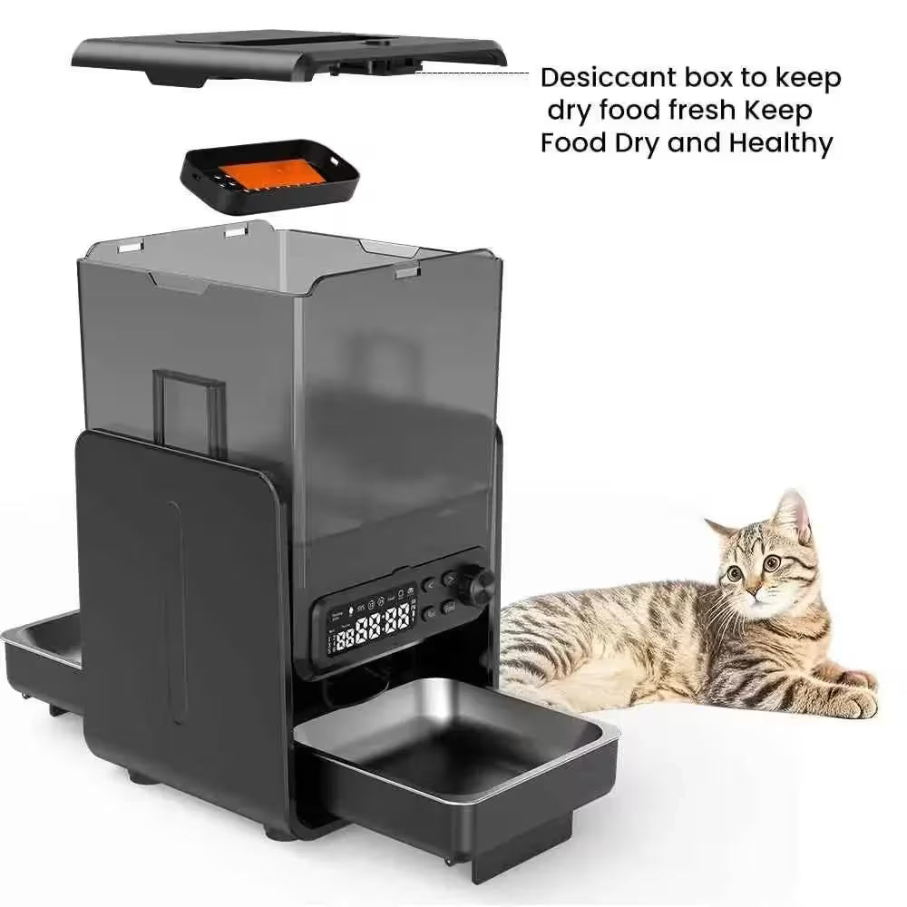 Dual-Bowl Smart Pet Feeder