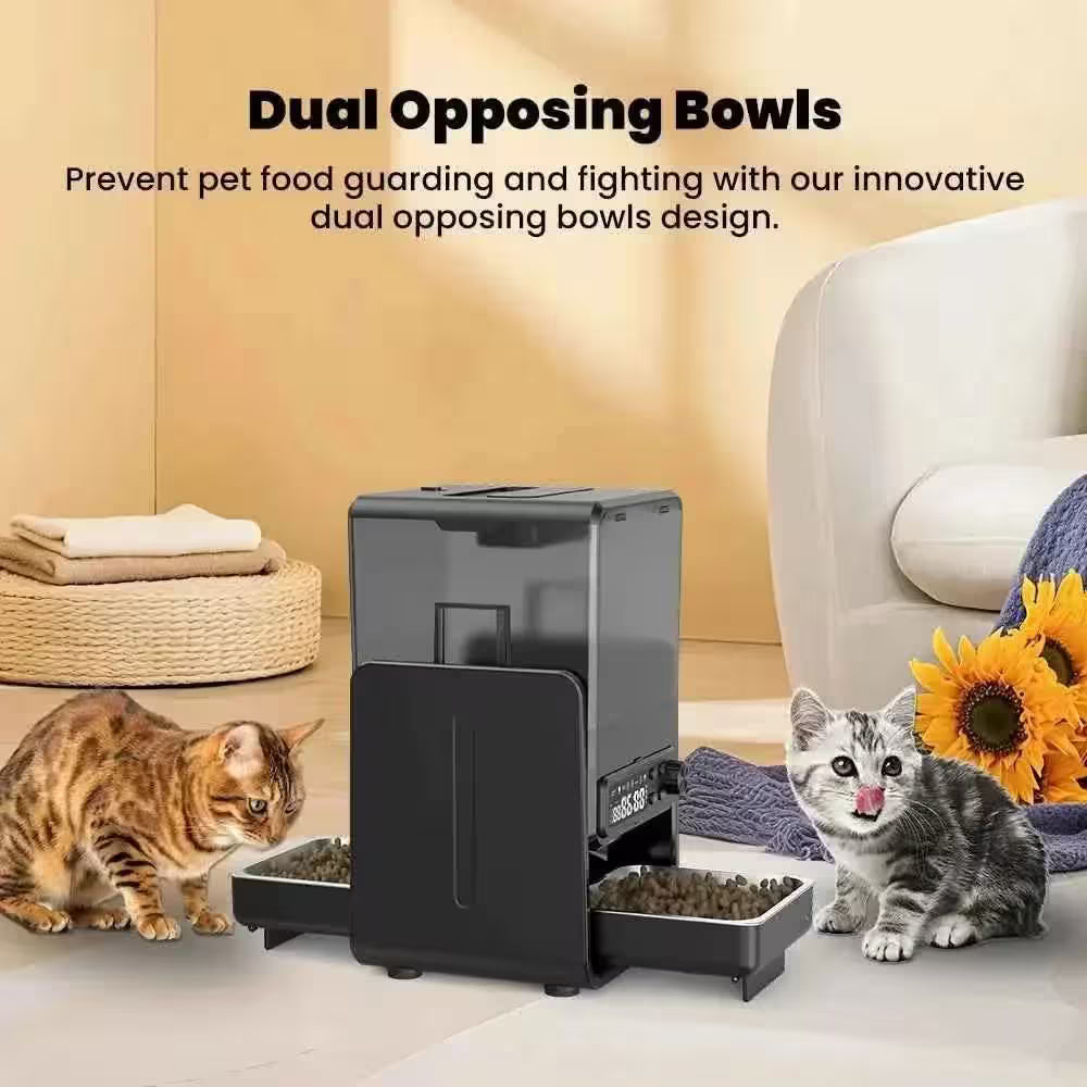 Dual-Bowl Smart Pet Feeder