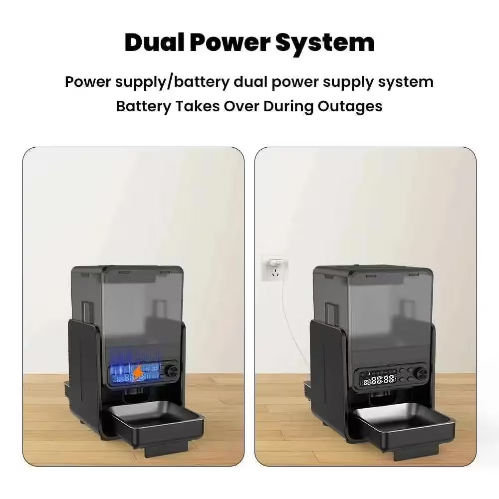 Dual-Bowl Smart Pet Feeder