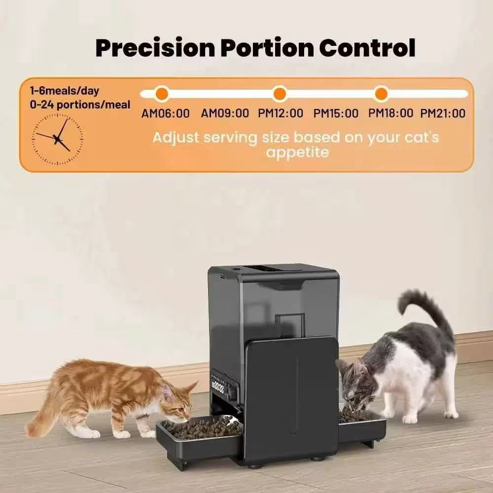 Dual-Bowl Smart Pet Feeder